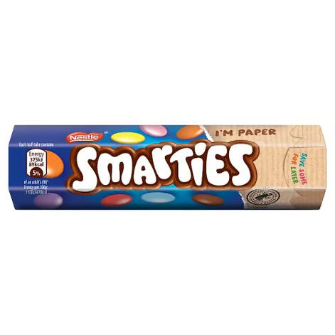 Nestle Smarties Hex Tubes (24 x 38g)