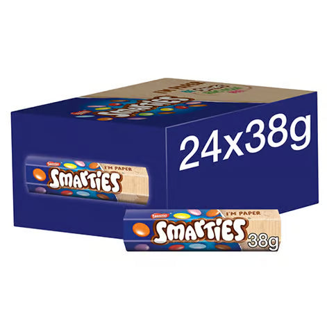 Nestle Smarties Hex Tubes (24 x 38g)