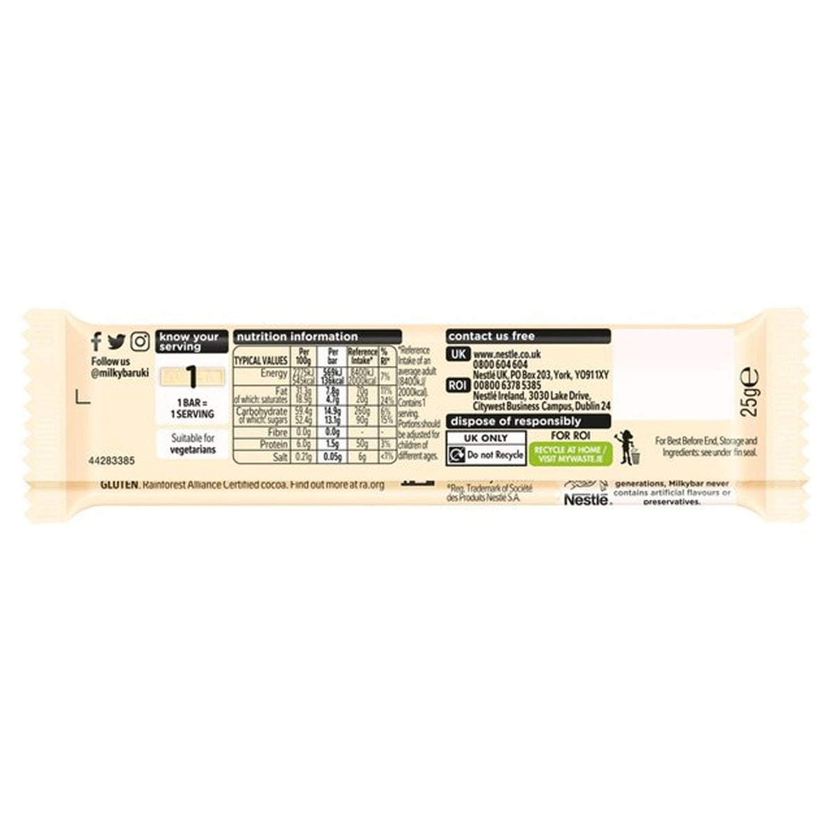 Nestle Milky Bar - Medium (40 x 25g)