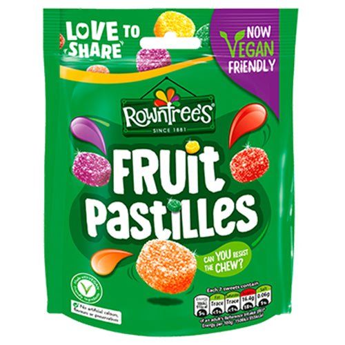 Rowntree's Fruit Pastilles Pouch (10 Pouch x 143g)